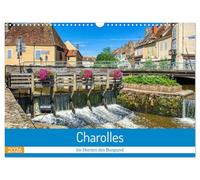 Charolles - Im Herzen des Burgund (Wandkalender 2026 DIN A3 quer), CALVENDO Monatskalender: Spaziergang durch die Heimat der Charolais Rinder