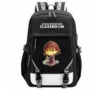 Charous Anime Assassination Classroom Zaino Grande capacità Oxford Cloth School Bag Utilizzato per i fan di Manga Cosplay Regalo, Nero 5, One Size, Zaino daypack