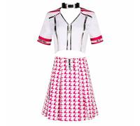 Charous Anime Game Persona 5 Cosplay Kujikawa Rise Costume, JK Sailor gonna pieghettata utilizzata per manga esibire cosplay regalo