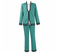 Charous Anime The Disastrous Life Of Saiki K. Cosplay Saiki Kusuo Costume, Unisex tuta uniforme per Festival Cosplay