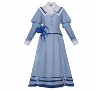 Charous Identità del gioco anime - Costume da fiore eterno per cosplay dottore pelle, elegante set gonna blu per manga esibire cosplay