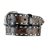 CHARRO El E701 NEW Cintura Country Western Uomo (girovita 90 cm, lungh. tot. cint. 105 cm)