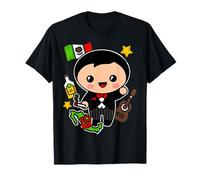 Charro Mexican Mariachi Hispanic Siesta Pride Souvenir Maglietta