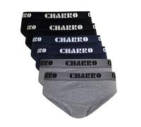 CHARRO Slip da Uomo Colore Assortito Conf da 6 pz, S-Kronos, L