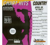 Chart Hits Karaoke Country April 09 VOL 209034