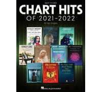 Chart Hits of 2021-2022: Easy Piano Songbook with Lyrics (Tascabile)