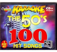 Chartbuster Karaoke Collectors Item The 50's 100 Hit Songs CDG