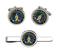 Charteris Clan Scozzese Gemelli E Fermacravatta Set
