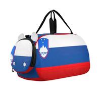 Chartreuse - Borsone da viaggio per bambini, per il fine settimana, per la notte, per ragazze, borsone da viaggio, per bambini, Bandiera della Slovenia, classico