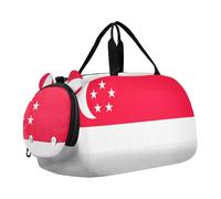 Chartreuse - Borsone da viaggio per bambini, per il fine settimana, per la notte, per ragazze, borsone da viaggio, per bambini, bandiera singapore, classico