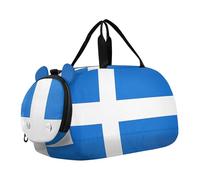 Chartreuse - Borsone da viaggio per bambini, per il fine settimana, per la notte, per ragazze, borsone da viaggio, per bambini, Bandiera delle Isole Shetland, classico