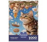 Chartreux 1000 Pezzi Puzzle Difficile Regalo Creativo Per Il Relax Per Adulti Confezione Di Alta Qualità Sfide Extra Divertenti Intrattenimento Creativo 70x50cm/1000pcs