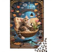 Chartreux Jigsaw Puzzle Impossible 1000 Pezzi cesto della biblioteca Decorazione Per La Casa. Rilassamento E Intelligence Per Adulti E Ragazzi Da 14 Anni 1000pcs (75x50cm)