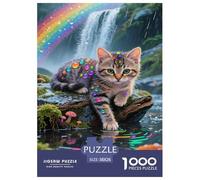 Chartreux Puzzles 1000 Pezzi Perfetto Per Appassionati Di Esperti Sfida Impossibile Intrattenimento Creativo Regalo Per La Famiglia Regalo Per Adulti E Bambini Da 14 Anni E Più 38x26cm/1000pcs