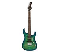 Charvel MJ DK24 Dinky HSH 2PT W Mahogany Caribbean Burst - Chitarra elettrica