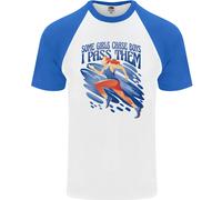 Chase Boys Running Marathon Cross Country Runner Mens S/S Baseball T-Shirt