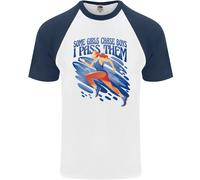 Chase Boys Running Marathon Cross Country Runner Mens S/S Baseball T-Shirt