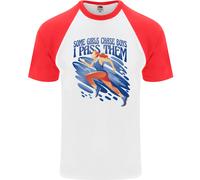 Chase Boys Running Marathon Cross Country Runner Mens S/S Baseball T-Shirt