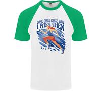 Chase Boys Running Marathon Cross Country Runner Mens S/S Baseball T-Shirt