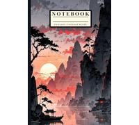 Chase the Calm, Zen Asian Mountain Sunset Journal for Writers, Dreamers & Creative Souls