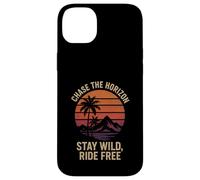 CHASE THE HORIZON STAY WILD RIDE FREE amante del campeggio escursionismo Custodia per iPhone 14 Plus