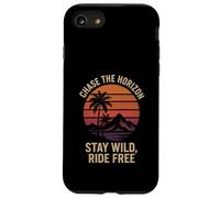 CHASE THE HORIZON STAY WILD RIDE FREE amante del campeggio escursionismo Custodia per iPhone SE (2020) / 7 / 8