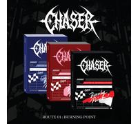 CHASER 1st Mini Album [ROUTE 01: BURNING POINT] Random Ver. CD + libro +...