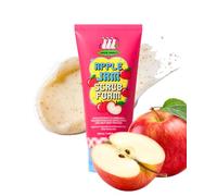 CHASIN' RABBITS Apple Jam Scrub Foam 120 ml, detergente esfoliante e idratante con tripla particella, pH equilibrato, infuso di mele, per una pelle liscia e radiosa, cura della pelle coreana
