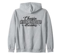 Chasin Sogni a Scacchi Futuro Racer Felpa con Cappuccio