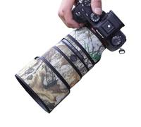 CHASING BIRDS Copertura protettiva impermeabile mimetica per lenti Sony FE 135 mm F1.8 GM antipioggia (albero giallo mimetico)