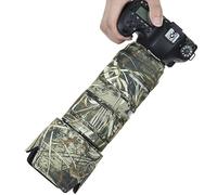 CHASING BIRDS - Copriobiettivo impermeabile mimetico per Canon EF 70-200 mm F2.8 L IS II III USM, copertura protettiva antipioggia (Reed, con EF 1.4X III)