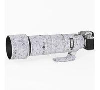 CHASING BIRDS Rivestimento impermeabile mimetico per Fujifilm XF 150-600 mm F5.6-8 R LM OIS WR copertura protettiva antipioggia versione IV (bianco elettrico)