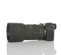 CHASING BIRDS Rivestimento impermeabile mimetico per obiettivo Canon RF 135 mm F1.8 L IS USM, copertura protettiva antipioggia versione IV (nero ombra, con estensore RF 2X)