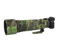 CHASING BIRDS Rivestimento impermeabile mimetico per obiettivo Nikon Z 180-600 mm f/5.6-6.3 VR copertura protettiva antipioggia (verde foglia mimetica, con TC)