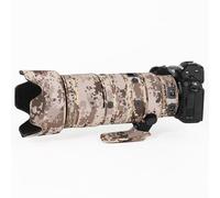 CHASING BIRDS Rivestimento impermeabile mimetico per obiettivo Nikon Z 70-200 mm f/2.8 VR S, copertura protettiva antipioggia (griglia marrone, con TC)