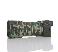 CHASING BIRDS Rivestimento mimetico impermeabile per Canon RF 135 mm F1.8 L IS USM, copertura protettiva antipioggia versione IV (verde militare, con extender RF 1.4X e 2X)