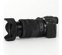 CHASING BIRDS Rivestimento mimetico impermeabile per Canon RF 24-70 mm F2.8 L IS USM, copertura protettiva antipioggia versione IV (nero ombreggiato, con extender RF 1.4X e 2X)