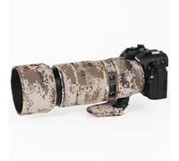 CHASING BIRDS Rivestimento mimetico impermeabile per Olympus M.Zuiko Digital ED 50-200 mm F2.8 IS Pro, copertura protettiva antipioggia versione IV (griglia marrone, con 1,4X TC (MC-14))
