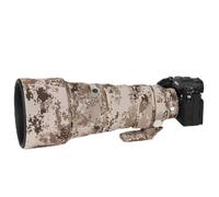 CHASING BIRDS Rivestimento per lenti impermeabile mimetico per SONY FE 300 mm F2.8 GM OSS copertura protettiva antipioggia (griglia marrone, con TC)