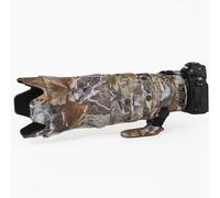 CHASING BIRDS Rivestimento per obiettivo impermeabile mimetico per Nikon Z 100-400 mm f/4.5-5.6 VR S, copertura protettiva antipioggia (albero giallo mimetico)