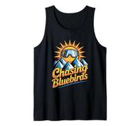 Chasing Bluebirds Sun Sci Snowboard Occhiali da Sci Montagna Canotta