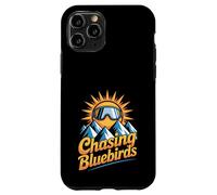 Chasing Bluebirds Sun Sci Snowboard Occhiali da sci Montagna Custodia per iPhone 11 Pro