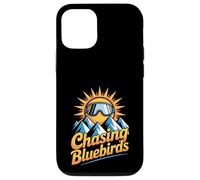 Chasing Bluebirds Sun Sci Snowboard Occhiali da sci Montagna Custodia per iPhone 12/12 Pro