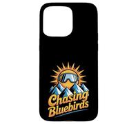 Chasing Bluebirds Sun Sci Snowboard Occhiali da sci Montagna Custodia per iPhone 15 Pro Max