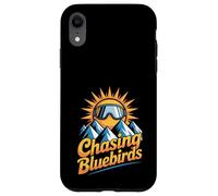 Chasing Bluebirds Sun Sci Snowboard Occhiali da sci Montagna Custodia per iPhone XR