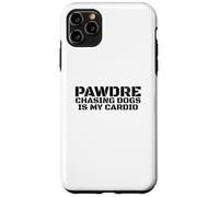 Chasing Dogs Is My Cardio. Vintage Print. Funny Dog Dad Custodia per iPhone 11 Pro Max