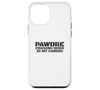 Chasing Dogs Is My Cardio. Vintage Print. Funny Dog Dad Custodia per iPhone 12 mini