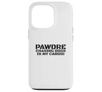 Chasing Dogs Is My Cardio. Vintage Print. Funny Dog Dad Custodia per iPhone 13 Pro