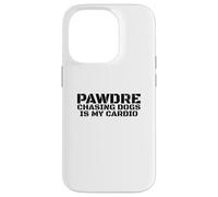 Chasing Dogs Is My Cardio. Vintage Print. Funny Dog Dad Custodia per iPhone 14 Pro