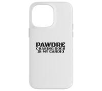 Chasing Dogs Is My Cardio. Vintage Print. Funny Dog Dad Custodia per iPhone 14 Pro Max